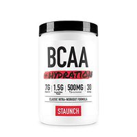 Staunch BCAA Powder - BCAA + Hydration Complex - Strawberry Coconut 30 Servings - Recovery and Coconut Water Hydration Branched Chain Amino Acid Complex