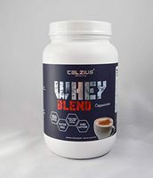Celzius Nutrition Whey Protein - Perfect Blend of Isolate and Concentrate Whey Proteins - Delivers 25g of Pure Protein - 2lb Tub - Cappuccino Flavored
