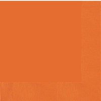 3 Ply Paper Lunch Napkins | 50ct (Orange Peel)