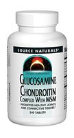 SOURCE NATURALS Glucosamine Chondroitin Complex with Msm Tablet, 240 Count