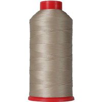 Threadart Heavy Duty Bonded Nylon Thread - 1650 yards (1500m) - Coated No Unravel - #69 T70 Size 210D/3 - For Upholstery, Leather, Vinyl, Weaving Hair, Denim, and Other Heavy Fabric - 26 Colors Available - Beige