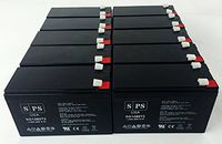 Replacement Battery for Bruno SRE-2000E 12V 8Ah Wheelchair Battery (10 Pack)