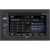 Jensen VM9225BT In-dash 2-DIN 6.2" Widescreen LCD Bluetooth/Multimedia System, Fixed Front Panel, 30 Station Presets (18 FM/12 AM), SiriusXM Ready, Navigation Ready, Front Panel Audio/Video Input