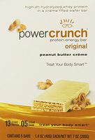 Power Crunch Protein Energy Bar Peanut Butter Creme - 1.4 Ounce Bars, 5 Count