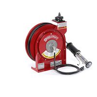 Reelcraft L 4050 163 10 Heavy Duty Light Cord Reel, 16 AWG/3 Conductors x 50', 13 AMP, LED Light, Cord Included