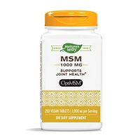 Nature's Way Premium Quality MSM 1000 mg PURE OptiMSM®, 200 Count