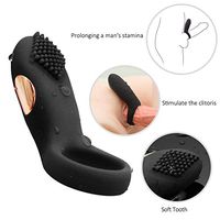 Vibra-Tinġ Male Coċkrinġs Rinġ with Butt Vibe-Rate Coċk Rinġ Vibe Pѳnis Rinġ Vi-Brant Pѳnis Rinġs Waterproof for Male Female StiMu-Lators for Her Silicone Recharġeable Fun T0ys
