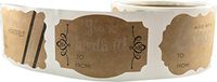 Christmas Gift Tags Holiday Present Stickers to from Labels Natural Kraft 2 x 3 Inch 100 Total Stickers