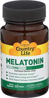 Country Life Melatonin Rapid Release,1 mg - 60 Tablets