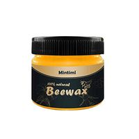 Wood Seasoning Beewax Complete Solution Furniture Care Beeswax,Natural Wood Seasoning Wax Tin, Beeswax Furniture Polish Cleaner and Protector Wax for Wooden Surfaces Cutting Boards (1PC)