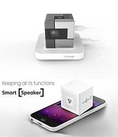 SK UO Smart Beam, Portable Mini Projector, compatible with iOS/Android (Wireless 1.80 inch, Black Pearl w/Accessory Package)