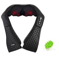 Zyllion Back and Neck Massager & Scalp Massager (Green)