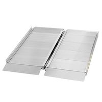 Silver Spring 3’ L Portable Single-Fold Aluminum Wheelchair and Scooter Ramp – 700 lb. Capacity