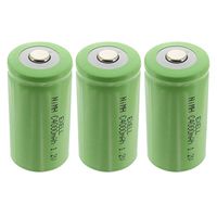 3x 1.2V NiMH C Size Rechargeable Button Top Batteries For Telecoms UPS and Smart grid