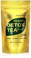Made by Earth - 30 Day Detox Tea with Detox Guide: 100% Natural Herbal Teatox - Speeds Metabolism for Easy Weight Loss, Reduces Belly Fat, Laxative-Free, Gentle Cleanse – 60 bags