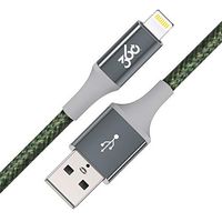 360 Electrical 360650-AR Habitat 4ft Premium Braided Charging Cable with Lightning Connector - MFi Certified for iPhone and iPad - Authentic-Army