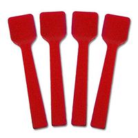 Solid Color Mini Plastic Gelato Spoons - 3,000 / Case (Red)