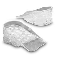 RTDEP 5-Layer Height Increase Insole Silicone Men Women Heel Cushion Inserts Adjustable Invisible Gel Heel Pads Taller Height Lift Shoes Insole