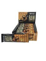 Warrior Raw HIGH Protein Bars (21g Protein Each) Low Sugar Chewy Granola Bars Peanut Butter Chocolate - Pack of 12 Snack Bars