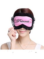 Moolecole Comfy Lightweight Lace Sleep Mask Light Blocking Eye Mask for Sleeping, Travel, Napping, Meditation, and Dry Eyes - Princess Pink