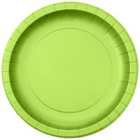Jubilee 7-Inch Paper Plates, 40 Count, Lime