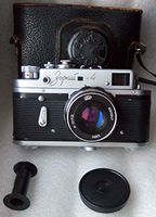 ZORKI-4 USSR Soviet Union Russian 35 mm Leica Copy rangefinder Film Camera with Industar 61