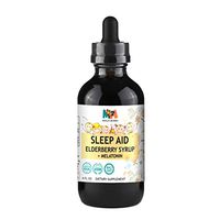 Sleep Aid Elderberry and Melatonin Liquid Extract 4 fl oz, for Restful Sleep, Boost Immune System