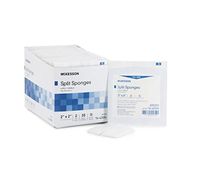 McKesson 16-42026 Medi-Pak Performance Plus Split Sponge, High Absorbency, 6-Ply, 2" Width, 2" Length, 2" Width, 2" Length (Pack of 1400)