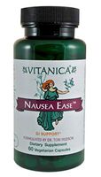 Vitanica Nausea Ease, Nausea Relief, Vegan, 60 Capsules
