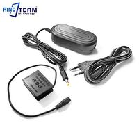Xennos Power AC Adapter Kit DMW-AC8 + DMW-DCC8 (DMW-BLC12) for Panasonic Lumix GX8 FZ1000 FZ300 FZ200 G7 G6 G5 GH2 GH2S G80 G85 Cameras - (Plug Type: US)