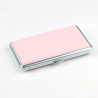 Cigarette Box,Fashion Slim Cigarette Case Cigarette Box for Women Lady-Pink