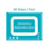 Hand Wet Tissue Disposable One-Time Water Free Cleansing - 80 Wipes 3 Pack