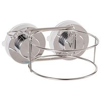 RJJX Home Hair Dryer Storage Rack Family Bedroom Bathroom Stainless Steel Bathroom Free Punching Suction Cup Wall Hanging Storage Rack