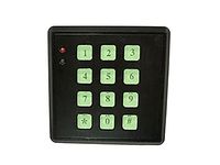 SABRE HS-FSKP Fake Security Key Pad with Built-in Low Light Sensor - Realistic Fake Security System Design with Backlit Light-up Key Pad and Flashing Red LED Light, Easy to Install - Black