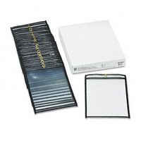 C-Line Shop Ticket Holders, Stitched, Both Sides Clear, 50 inch, 6 x 9, 25/BX