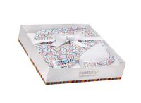 C.R. Gibson Hooded Towel and Washcloth Set, Loverboy