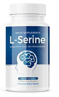 L-Serine Supplements by Smith Supplements, 500mg Capsules - Promotes Brain Health, 100% USA Made