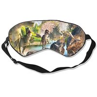 Sleep Mask Dinosaur Eye Cover Blackout Eye Masks,Breathable Blindfold