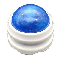 Resin Massage Ball Recovery Training Rehabilitation Fitness, Home Rolling Massage Beads, White Base, Blue 3-21