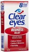Clear Eyes Redness Relief Eye Drops-1 oz (Quantity of 5)