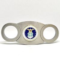 US Air Force Cigar Cutter, Self-Sharpening Double Guillotine Blades Cutters for Cigars in Gift Box by Cigar Cutters by Jim (AFC3)