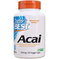 Doctor's Best Acai, Non-GMO, Vegan, Gluten Free, Soy Free, 120 Veggie Caps