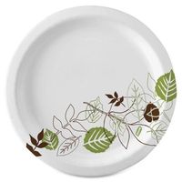Dixie Plates, Heavy Weight, 6-7/8", 125/PK, Pathways/White (UX7WSPK)