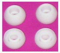 4x White Large Size Earbud Ear bud Tips Cushions For Logitech Ultimate Ears Noise-Isolating Earphones TripleFi 10 10vi,