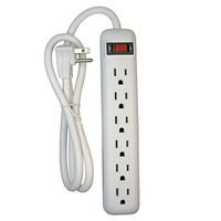 Utilitech 6-Outlet Power Strip with Built-in Circuit Breaker