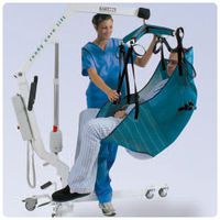 Barton Ready Care Floor Lift - Single Patient General Sling w/ Head Support, Medium, 38.5"W x 58.5"L, 700 lbs
