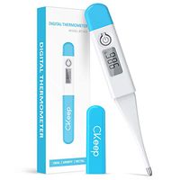Thermometer for Fever, Quick Reading Digital Waterproof Oral Thermometer with Fever Indicator and Memory Recall, Best Accurate Rectum Armpit Reading Thermometer for Baby Kids and Adults