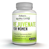 Powerful Menopause Relief Supplement with Non-GMO Herbs and Fruits, 60 Capsules by Zoltan’s Healthy Living