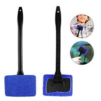 GLOGLOW Car Window Cleaner Windshield Brush Automobile Window Dust Dirt Removal Tool Easy to Use(01)