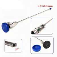 funwill ø2.8x140mm Sinus Mirror Nose Camera Compatible for Storz Wolf Olympus (30°)